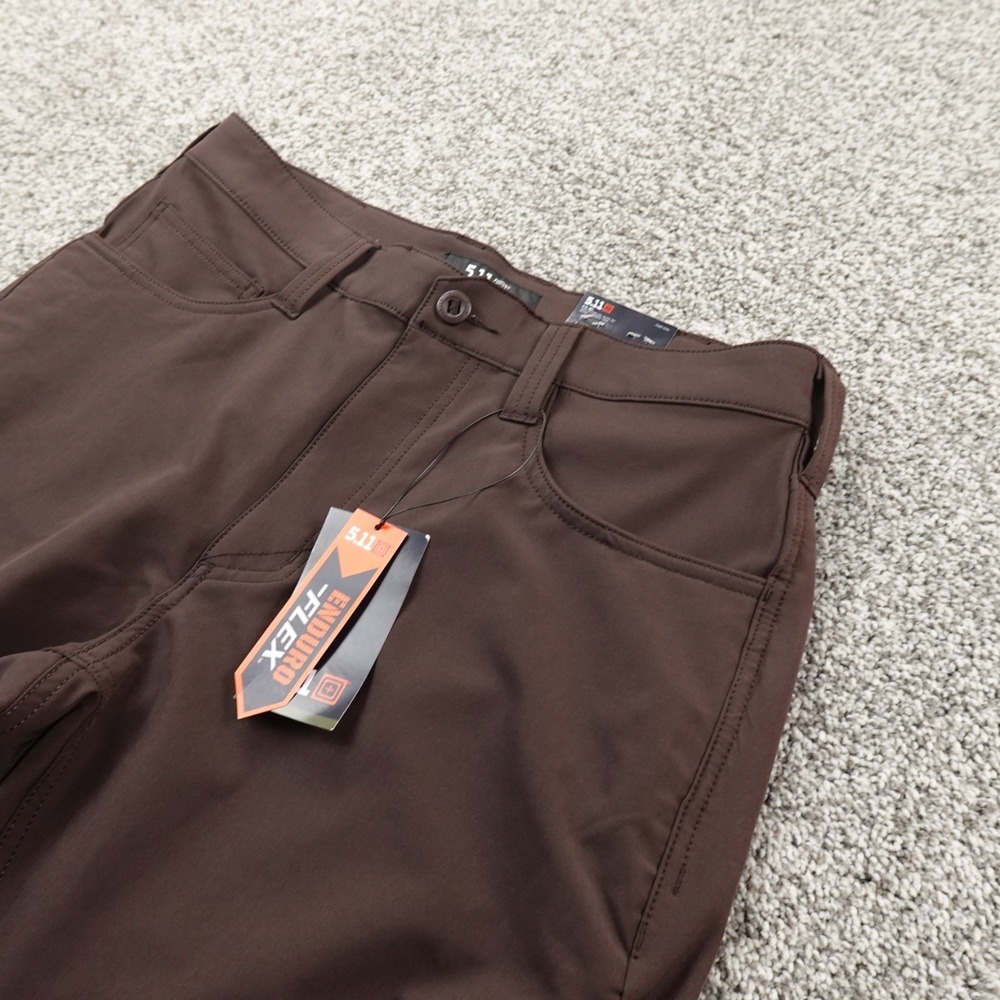 NEW 5.11 Tactical Pants Mens 31X32 Brown Defender Flex Slim Work Outdoor Stretch